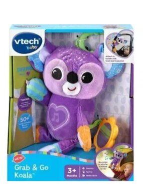 NIB VTech Grab & Go Koala Interactive Plush Musical  Baby Toy -English Version